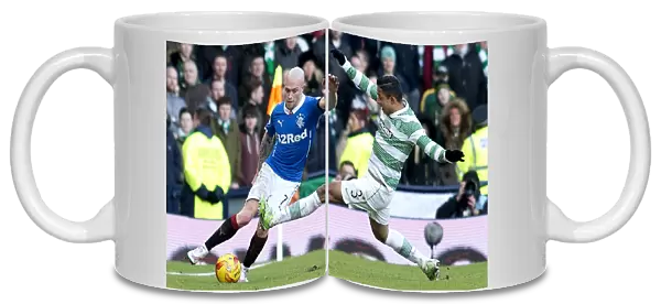 Scottish League Cup Semi-Final Showdown: Law vs. Izaguirre at Hampden Park - Rangers vs. Celtic