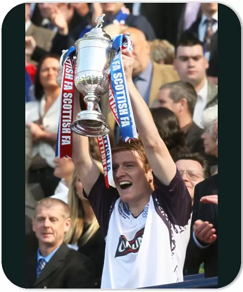 Rangers FC: Steven Davis Lifts the Scottish Cup (2008)