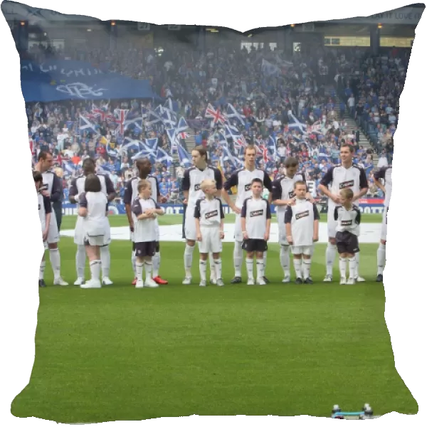 Rangers FC - 2008 Scottish Cup Final Winners: Team Line-up vs. Queen of the South at Hampden Park