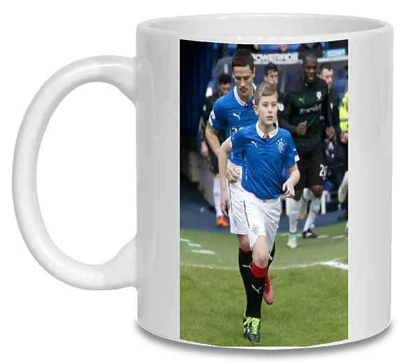 Rangers Football Club: Ian Black and the Mascot Celebrate Scottish Cup Victory vs Raith Rovers at Ibrox Stadium (2003)