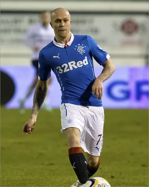Rangers Nicky Law at Starks Park: Scottish Championship Clash Against Raith Rovers (Scottish Cup Champions 2003)