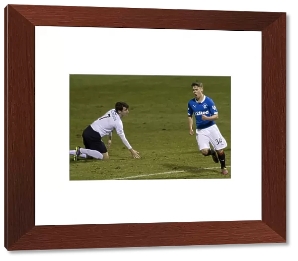 Rangers Andy Murdoch: Euphoric Moment of 2003 Scottish Cup Victory - Celebrating Goal vs. Raith Rovers at Starks Park