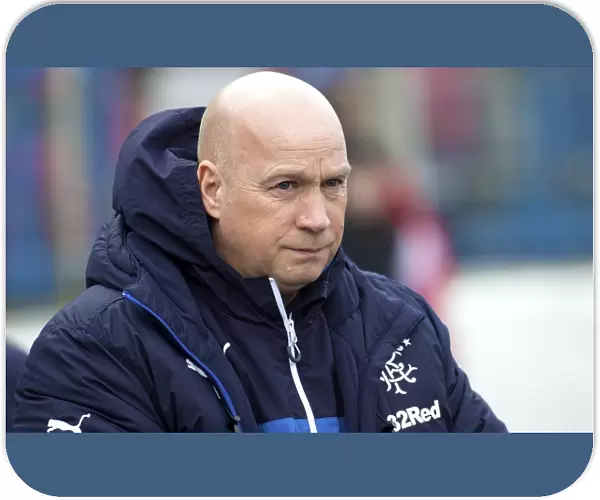 Kenny McDowall: Rangers Manager in Scottish Championship Match at Central Park (2003 Scottish Cup Winners)