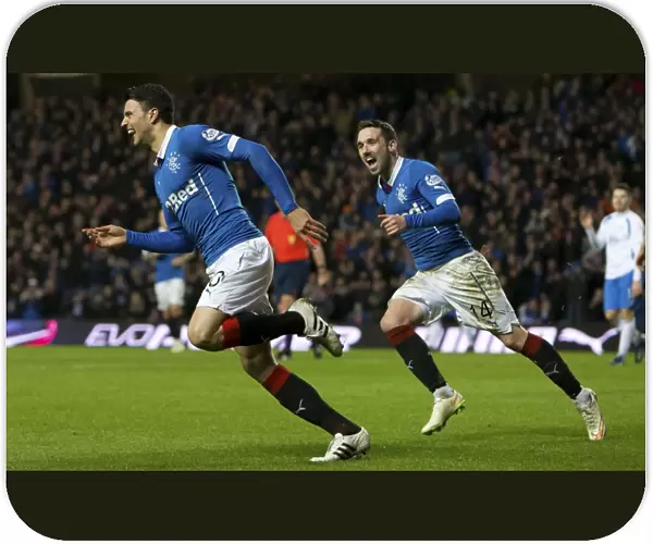 Rangers Haris Vuckic Scores Stunning Goal: Ibrox Erupts in Scottish Championship Triumph