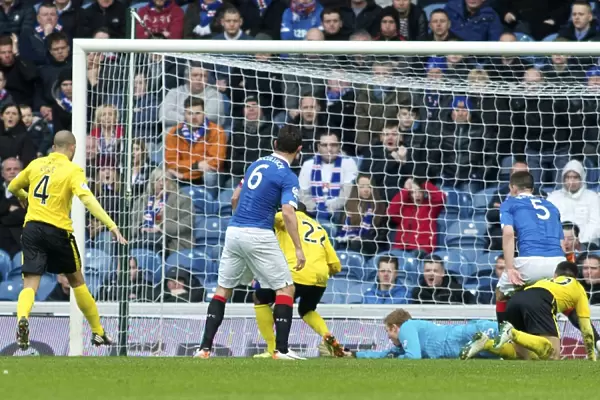 Ibra Sekajja's Dramatic Goal: Rangers vs Livingston at Ibrox Stadium, Scottish Championship