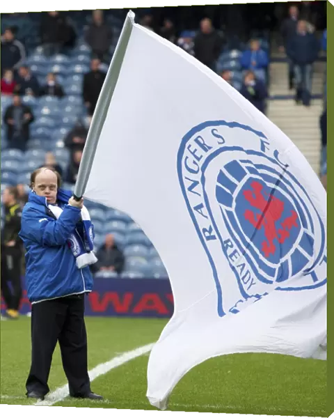 Rangers Football Club: 2003 Scottish Cup Victory - Flag Bearer at Ibrox Stadium