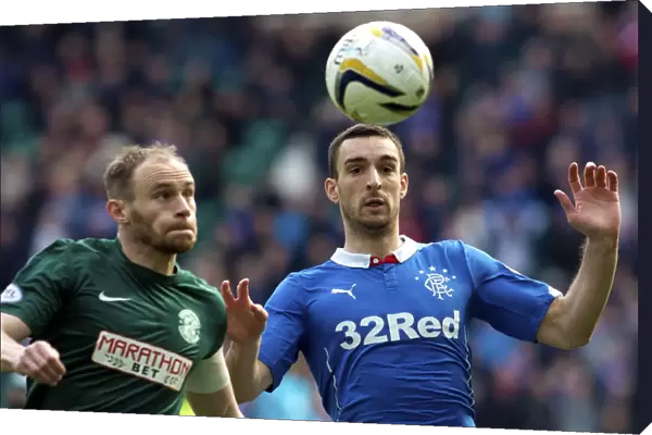 Intense Rivalry: Lee Wallace vs David Gray - Rangers vs Hibernian Clash in the Scottish Championship