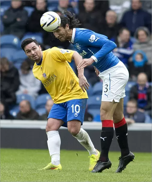 Bilel Mohsni vs Sean Higgins: Intense Rivalry at Ibrox Stadium - Scottish Championship Clash