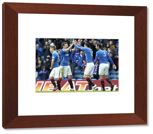 Rangers Football Club: McCulloch and Vuckic's Unforgettable Goal Celebration (Scottish Championship, Scottish Cup Winning Moment, Ibrox Stadium, 2003)
