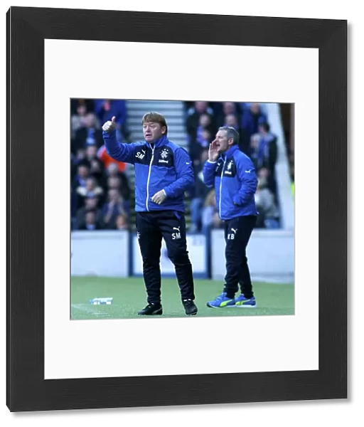 Stuart McCall at Ibrox Stadium: Scottish Championship Showdown - Rangers vs Heart of Midlothian (Scottish Cup Winning Manager)