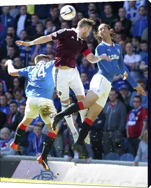 Rangers vs Heart of Midlothian: Bilel Mohsni vs Danny Wilson - Intense Rivalry at Ibrox Stadium