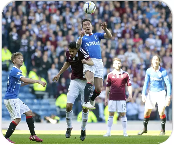 Rangers vs Heart of Midlothian: Clash at Ibrox Stadium - Ian Black vs Osman Sow in Intense Scottish Championship Face-Off