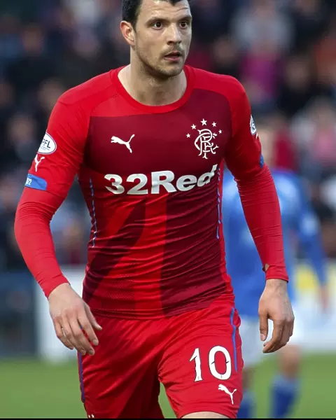 Rangers Haris Vuckic Stands Out: Scottish Championship Battle against Queen of the South at Palmerston Park