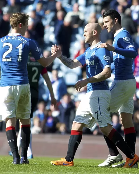 Rangers Double Delight: Nicky Law Scores Twice in 2003 Scottish Cup Victory at Ibrox Stadium