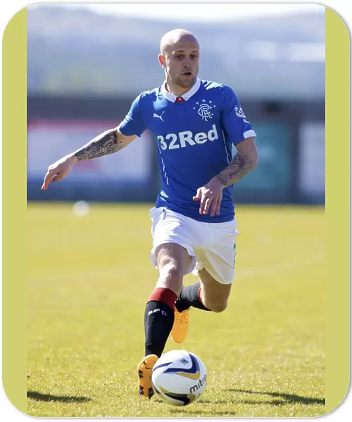 Rangers Nicky Law in Action at Dumbarton Football Stadium during Scottish Championship Match (Scottish Cup Winner 2003)