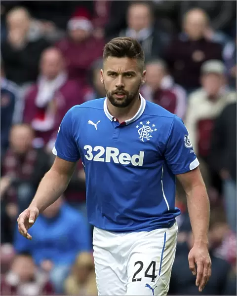 Rangers Darren McGregor in Scottish Championship Clash at Tynecastle: A Battle Against Heart of Midlothian, Former Scottish Cup Champions (2003)