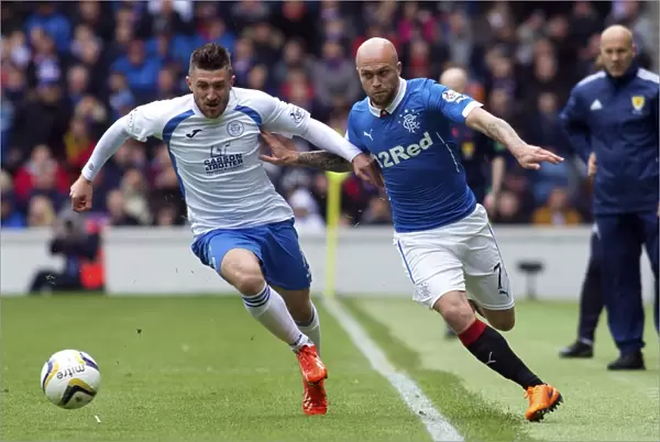 Intense Rivalry: Law vs. Kidd at Ibrox Stadium - Scottish Premiership Play-Offs
