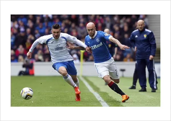 Intense Rivalry: Law vs. Kidd at Ibrox Stadium - Scottish Premiership Play-Offs
