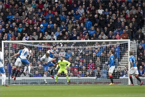 Derek Lyle Scores the Decisive Goal: Rangers vs Queen of the South in Scottish Premiership Play-Off Quarterfinal at Ibrox Stadium