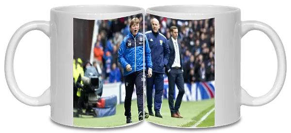 Stuart McCall Leads Rangers in Epic Scottish Premiership Play-Off Battle against Queen of the South at Ibrox Stadium