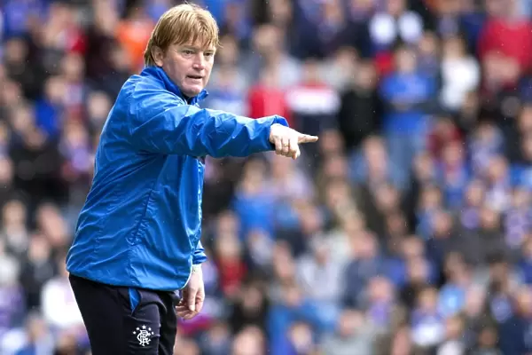 Stuart McCall and Rangers in Epic Scottish Premiership Play-Off Battle against Queen of the South at Ibrox Stadium