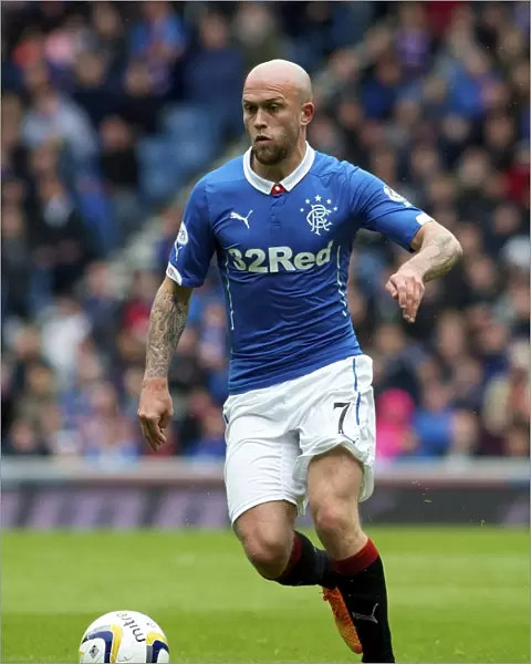 Rangers Nicky Law in Action: Scottish Premiership Play-Off Quarter Final vs Queen of the South at Ibrox Stadium (2003 Scottish Cup Win)