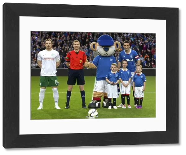 Soccer - Scottish Premiership - Play Off - Semi Final First Leg - Rangers v Hibernian - Ibrox Stadium