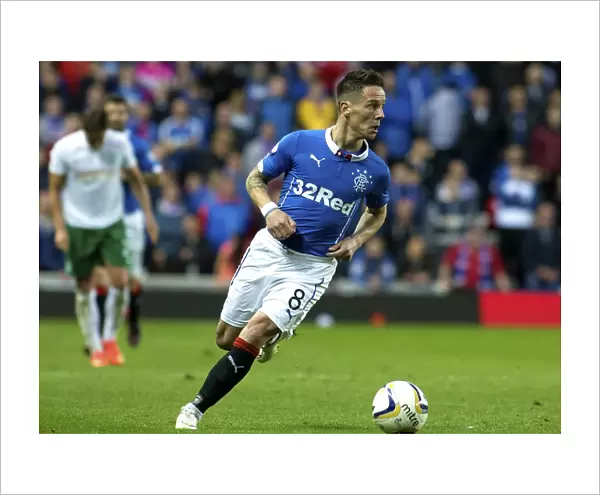 Rangers vs Hibernian: Ian Black in Action at the Scottish Premiership Play-Off Semi-Final First Leg, Ibrox Stadium