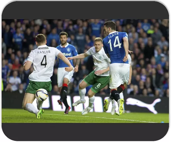 Nicky Clark Scores Dramatic Goal in Rangers Scottish Premiership Play-Off Semi-Final at Ibrox Stadium