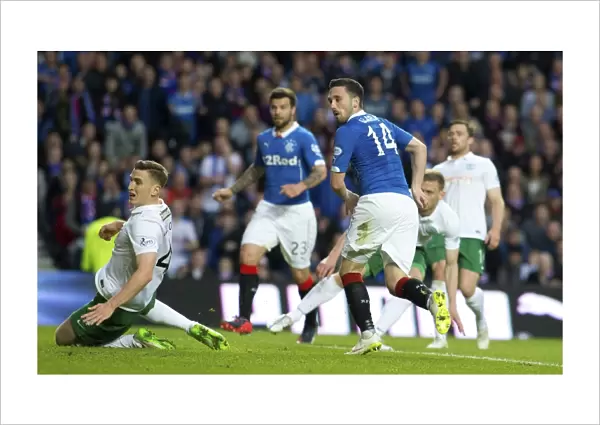 Nicky Clark's Dramatic Goal: Rangers Scottish Premiership Play-Off Semi-Final Thriller at Ibrox Stadium