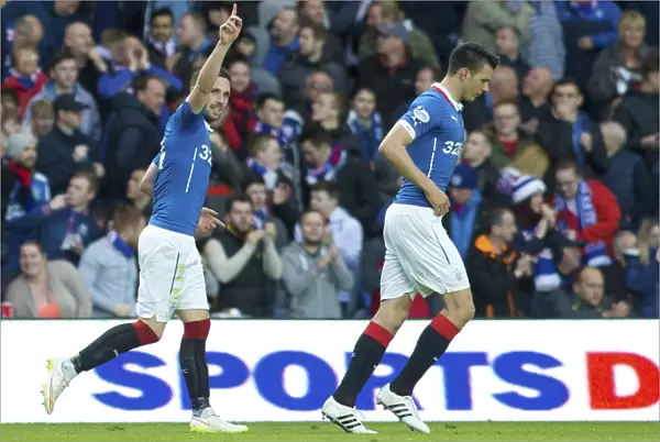 Nicky Clark Scores the Opener: Rangers vs Hibernian in Scottish Premiership Play-Off Semi-Final at Ibrox Stadium