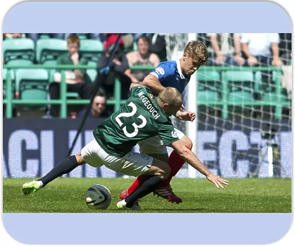 Rangers Andy Murdoch Dismisses Dylan McGeouch in Scottish Premiership Play-Off Semi-Final Showdown at Easter Road