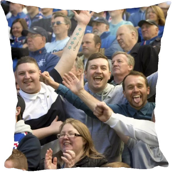 Rangers Fans Euphoria at Easter Road: Scottish Premiership Play-Off Semi-Final Second Leg vs Hibernian - The Thrill of Victory