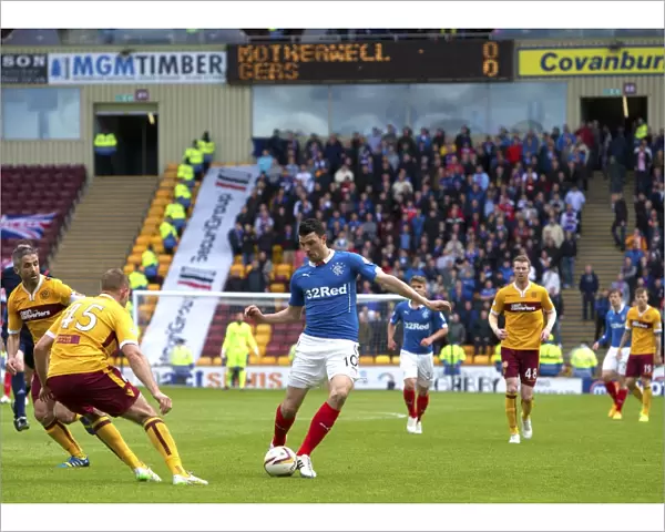 Rangers Haris Vuckic in Action during Scottish Premiership Play-Off Final at Motherwell's Fir Park