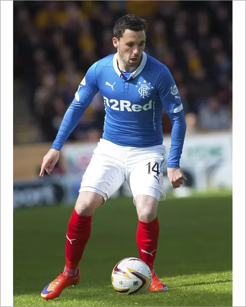 Rangers Nicky Clark in Action during Scottish Premiership Play-Off Final at Fir Park