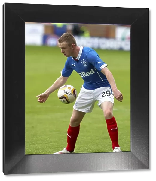 Shane Ferguson in Action: Rangers Thrilling Scottish Premiership Play Off Final at Fir Park