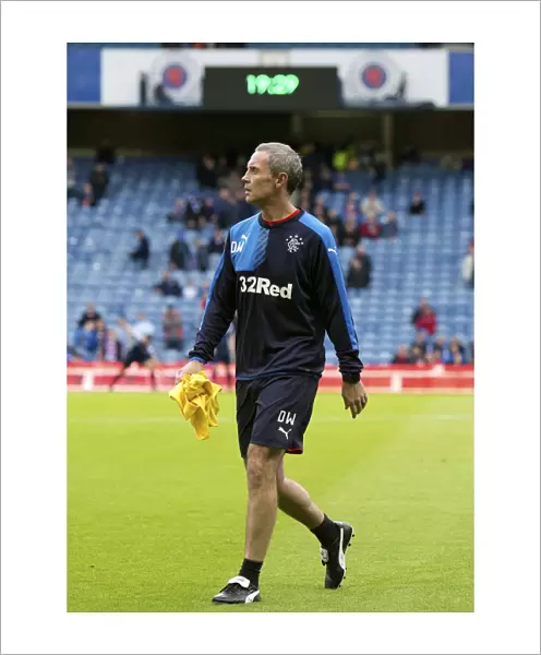 Assistant Manager David Weir at Rangers Pre-Season Friendly in Ibrox Stadium - Scottish Cup Champions (2003)