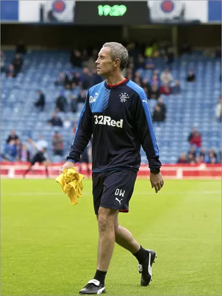 Assistant Manager David Weir at Rangers Pre-Season Friendly in Ibrox Stadium - Scottish Cup Champions (2003)