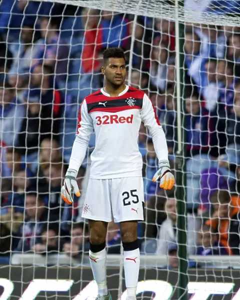 Rangers FC vs Burnley: Wes Foderingham in Action at Ibrox Stadium - A Glance into Rangers Past Glory (Scottish Cup Winning Goalkeeper)