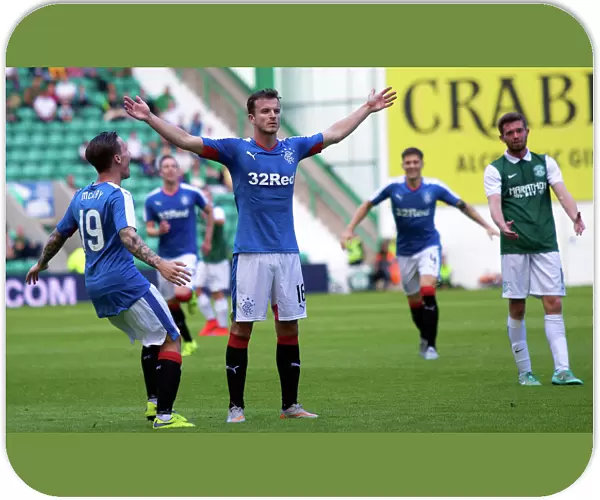 Rangers Andy Halliday: Delight as He Scores the Upset Goal Against Hibernian in the Petrofac Training Cup