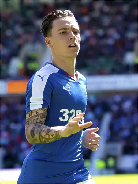 Barrie McKay in Action: Hibernian vs. Rangers - Petrofac Training Cup First Round at Easter Road