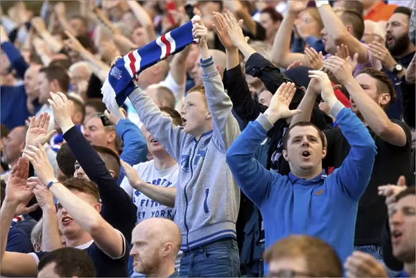 Rangers FC: Unwavering Passion - Hibernian vs Rangers, Petrofac Training Cup: A Sea of Fans at Easter Road
