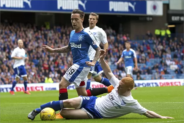 Barrie McKay vs Nathan Blockley: Clash at Ibrox Stadium - League Cup First Round