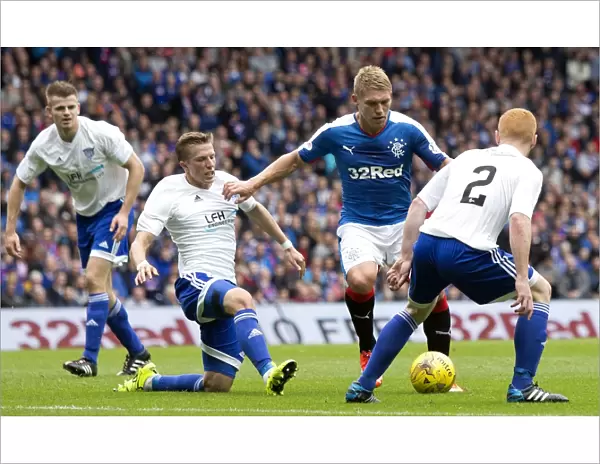 Rangers Martyn Waghorn in Action: League Cup First Round vs Peterhead at Ibrox Stadium (Scottish Cup Winners 2003)