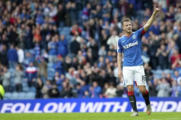 Rangers Andy Halliday Salutes Adoring Ibrox Fans in League Cup Clash vs. Peterhead