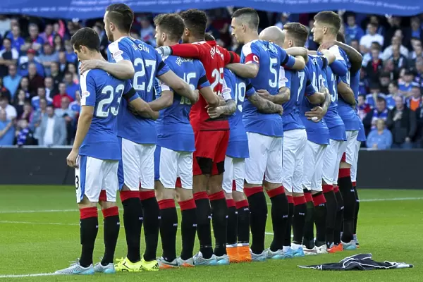 Rangers Players Honor Sammy Cox with a Minutes Silence at Ibrox Stadium (2003 Scottish Cup Winning Squad)