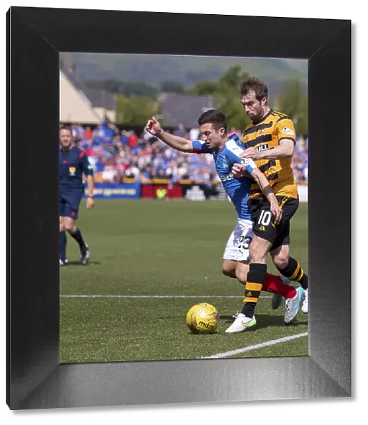 Rangers Jason Holt Fouls and Penalty Against Alloa Athletic in Ladbrokes Championship