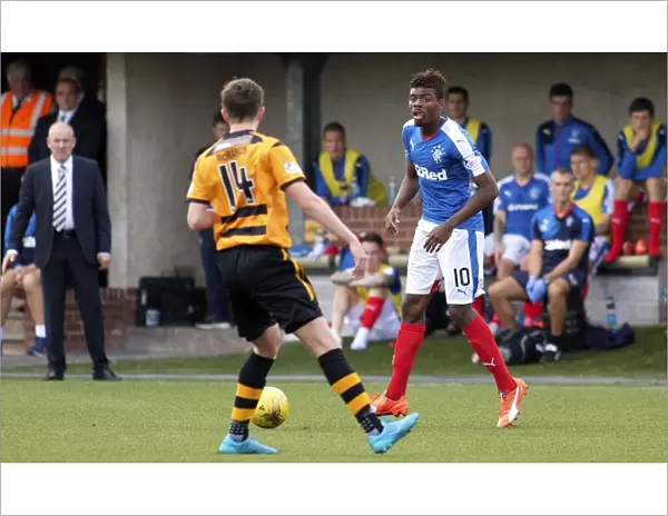 Rangers Nathan Oduwa in Action at Alloa Athletic's Indodrill Stadium - Ladbrokes Championship Match