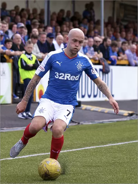 Rangers Nicky Law in Action at Alloa Athletic: Ladbrokes Championship Match