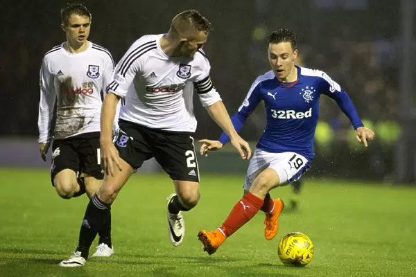 Barrie McKay in Action: Rangers vs Ayr United - Petrofac Training Cup Second Round